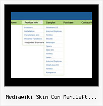 Mediawiki Skin Con Menuleft Desplegable Example Program Of Javascript