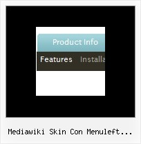 Mediawiki Skin Con Menuleft Desplegable Scrolling Website Menus