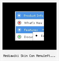 Mediawiki Skin Con Menuleft Desplegable Dropdown Navigation Bars
