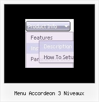 Menu Accordeon 3 Niveaux Internet Explorer Style Buttons