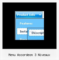 Menu Accordeon 3 Niveaux Top Bar Navigation Javascript