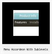 Menu Accordeon With Sublevels Web Navigation Menu Examples