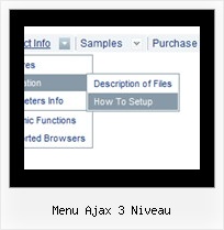 Menu Ajax 3 Niveau Multiple Drop Down Menus Javascript