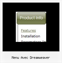 Menu Avec Dreamweaver Script Menubar