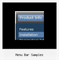 Dropdown Rollover Menu Bar Samples Menu Bar Samples Javascript Coolmenus Mit Frame