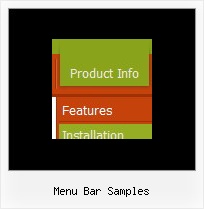 Menu Bar Samples Javascript And Array