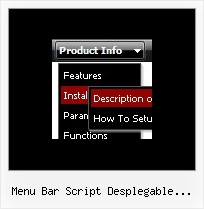 Menu Bar Script Desplegable Lateral Menu Desplegable Web Page