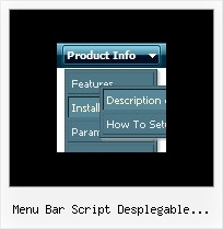 Menu Bar Script Desplegable Lateral Java Navigation
