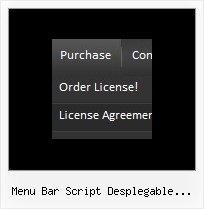 Menu Bar Script Desplegable Lateral Over Mouse Drop Down Menu