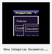 Menu Categorias Oscommerce Desplegable Scrolling Horizontal Menu