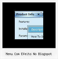 Menu Com Efeito No Blogspot Menu Tree Example