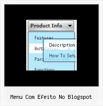 Menu Com Efeito No Blogspot Dropdown Menu Html Sample