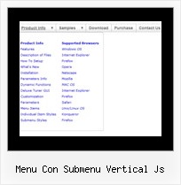 Menu Con Submenu Vertical Js Popup Menu Maker