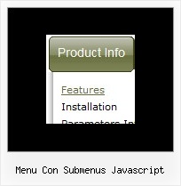 Menu Con Submenus Javascript Menu Using Html