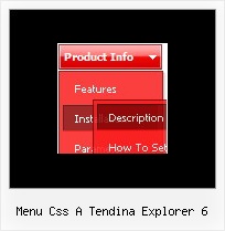 Menu Css A Tendina Explorer 6 Rollover Menu Templates