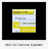 Menu Css Continue Expanded Javascript Dhtml On Mouse Over