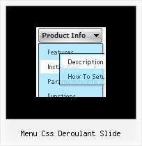 Menu Css Deroulant Slide Floating Moving Menu Examples