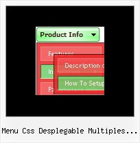 Menu Css Desplegable Multiples Columnas Dhtml Tabbed Menus