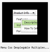 Menu Css Desplegable Multiples Columnas Script Menu Desplegable Vertical