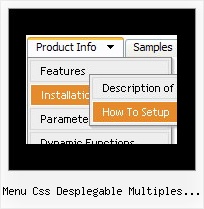 Menu Css Desplegable Multiples Columnas Xp Javascript Tabs