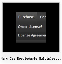 Menu Css Desplegable Multiples Columnas Treemenu
