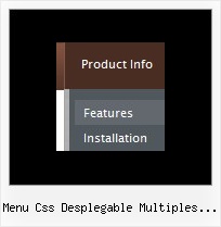Menu Css Desplegable Multiples Columnas Web Javascript