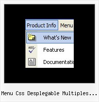 Menu Css Desplegable Multiples Columnas Submenu