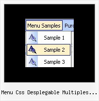 Menu Css Desplegable Multiples Columnas Javascript Moving Frame