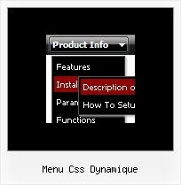 Menu Css Dynamique Menu Desplegable En Java Script