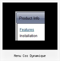 Menu Css Dynamique Drop Down Dynamic Menu