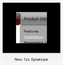 Menu Css Dynamique Javascript Simple Vertical Menu Easy Example