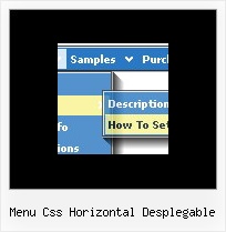 Menu Css Horizontal Desplegable Pop Up Menus In Html
