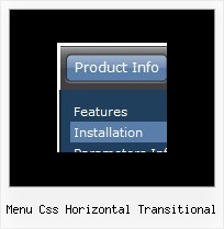 Menu Css Horizontal Transitional Html Floating Menu