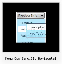 Menu Css Sencillo Horizontal Layers And Menu