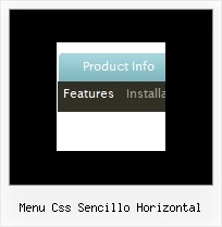 Menu Css Sencillo Horizontal Website Menu Across