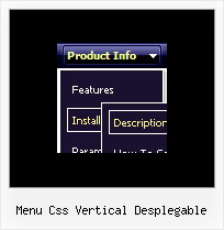 Menu Css Vertical Desplegable Horizontal Simple Menu