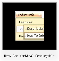 Menu Css Vertical Desplegable Js Sample Menu