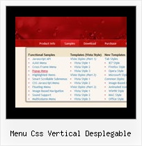 Menu Css Vertical Desplegable Menu Collapse Javascript