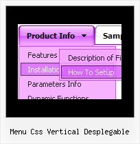 Menu Css Vertical Desplegable Drop Down Menu Html Codes