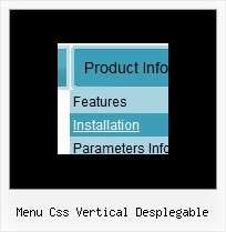 Menu Css Vertical Desplegable Popup Menu Javascript