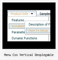 Menu Css Vertical Desplegable Css Menu Frames