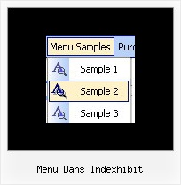 Menu Dans Indexhibit Website Navigation Software