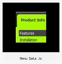 Menu Data Js Menu Cascade Html