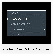 Menu Deroulant Bottom Css Jquery How Do I Display A Popup Menu Html