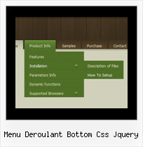 Menu Deroulant Bottom Css Jquery Folder Javascript
