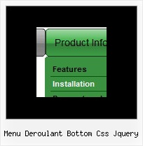 Menu Deroulant Bottom Css Jquery Web Interface Software Cross Browser