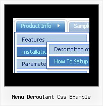 Menu Deroulant Css Example Javascript How Select