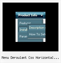 Menu Deroulant Css Horizontal Frames Dhtml Webmenu