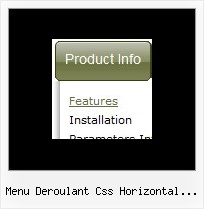 Menu Deroulant Css Horizontal Frames Transparent Javascript Drop Down Navigation