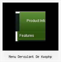 Menu Deroulant De Kwsphp Ejemplos Menu Web